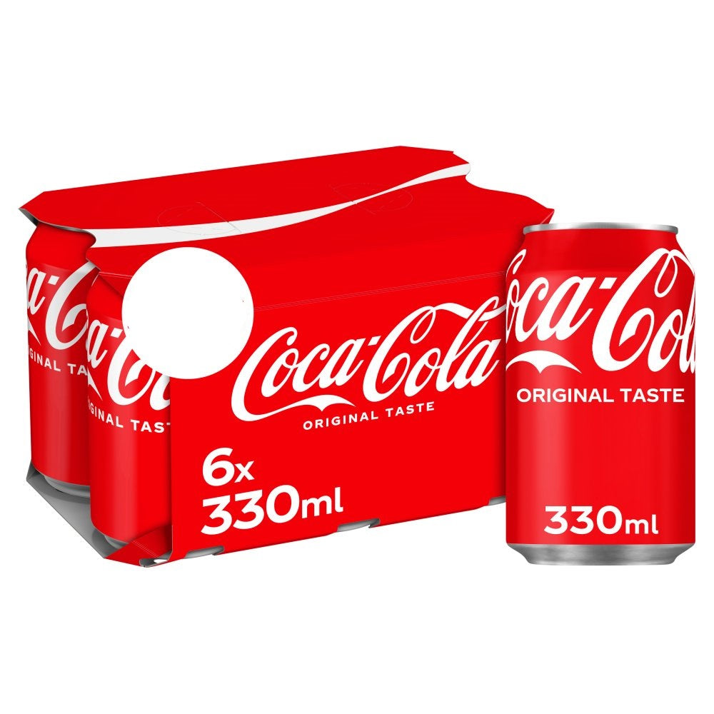 Coca-cola Original Taste 6 X 330ml — Britishgram.com