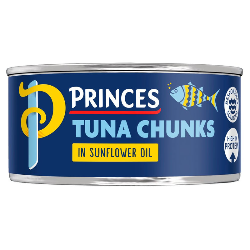 Princes Tuna Chunks in Sunflower Oil PMP 145g (Case of 12)