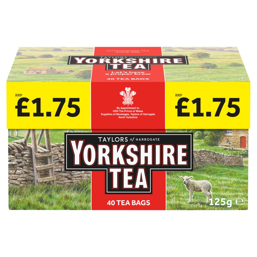 Amazon.com : Taylors of Harrogate Yorkshire Red, 80 Teabags, (Pack of 5) :  Black Teas : Everything Else
