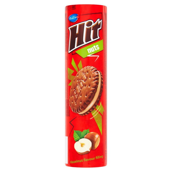 Bahlsen Hit Nuts Hazelnut Flavour Filling 220g (Case of 12) - BritishGram.com