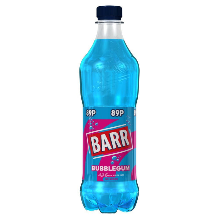 Barr Bubblegum, 500ml (Case of 12) - BritishGram.com
