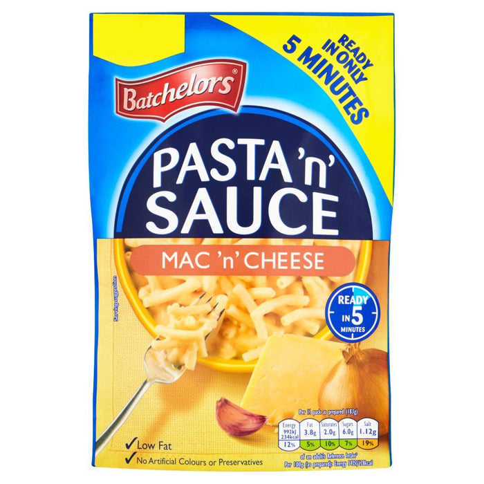 Batchelors Pasta 'n' Sauce Mac 'n' Cheese PMP 99g (Pack of 7) - BritishGram.com