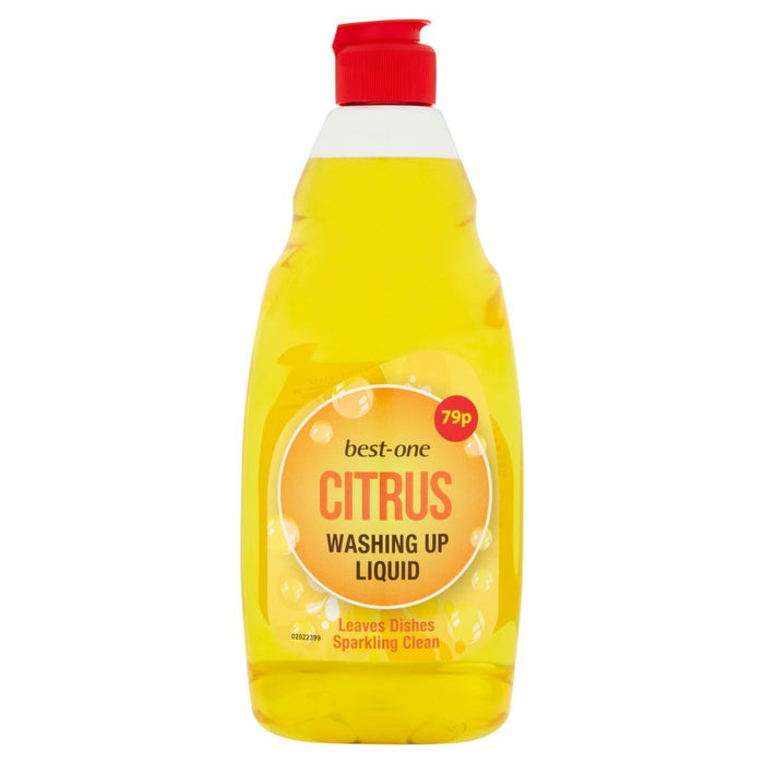 Best - One Citrus Washing Up Liquid, 500ml (Case of 8) - BritishGram.com
