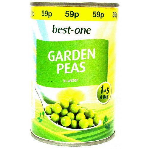 Best - One Garden Peas in Water, 300g (Case of 12) - BritishGram.com
