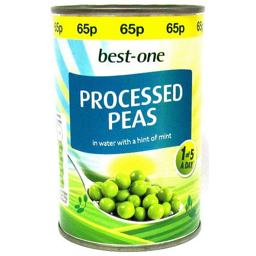Best - One Processed Peas in Water with a Hint of Mint, 300g (Case of 12) - BritishGram.com