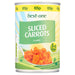 Best - One Sliced Carrots in Water 300g (Case of 12) - BritishGram.com