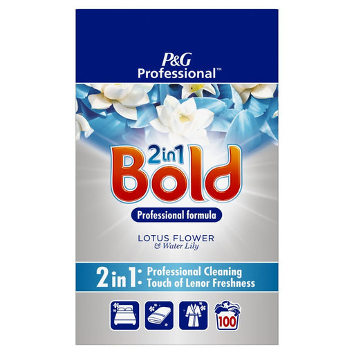 Bold 2in1 Professional Powder Detergent Lotus Flower & Water Lily 6.5kg 100 Washes - BritishGram.com
