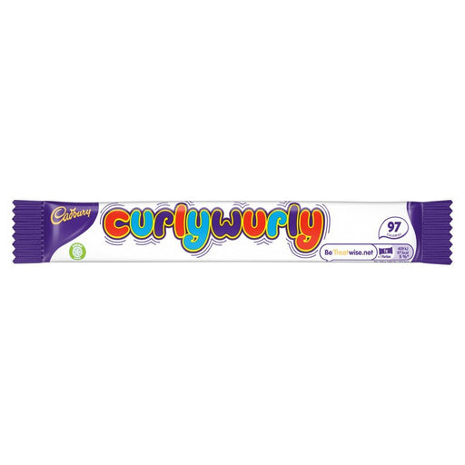 Cadbury Curly Wurly Chocolate Bar 21.5g (Case of 48) - BritishGram.com