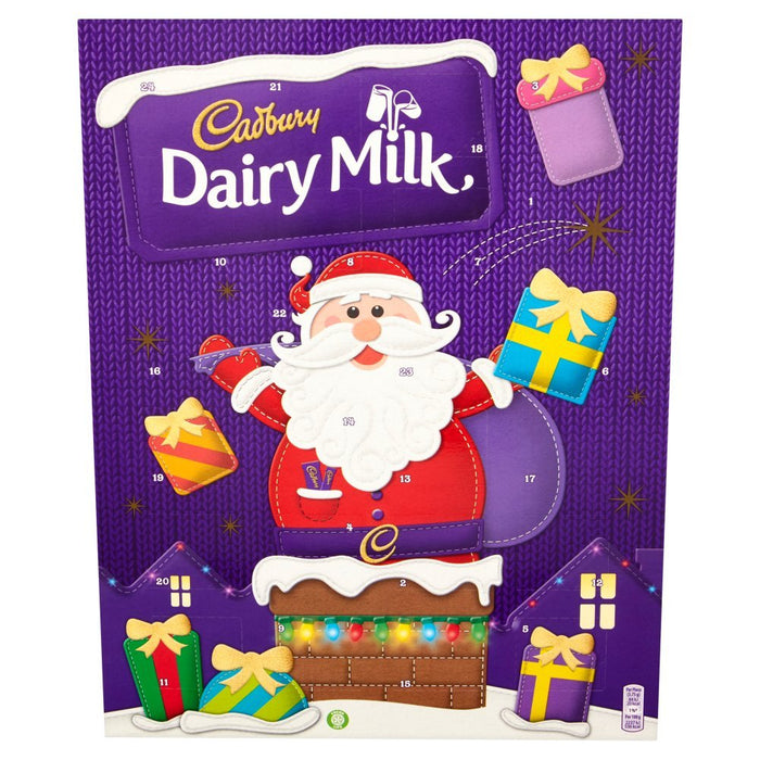 Cadbury Dairy Milk Chocolate Advent Calendar 90g - BritishGram.com