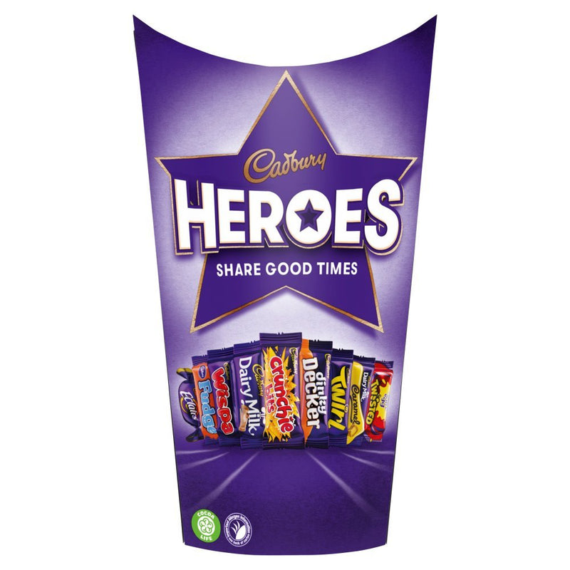 Cadbury Heroes Chocolate Carton 290g (Case of 6) - BritishGram.com