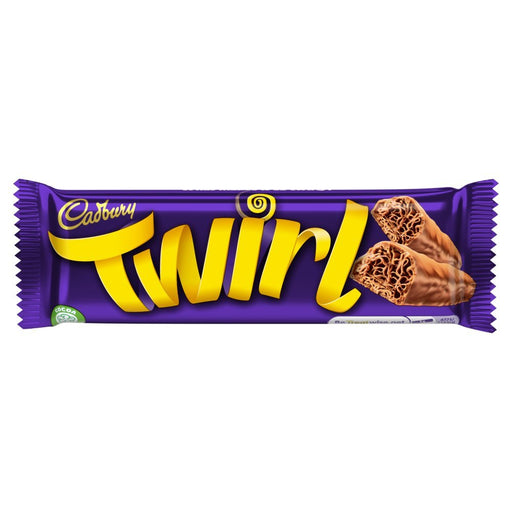 Cadbury Twirl Chocolate Bar 43g (Case of 48) - BritishGram.com