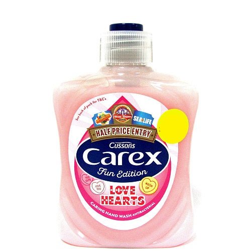 Carex Love Hearts Handwash PMP 250ml (Case of 6) - BritishGram.com