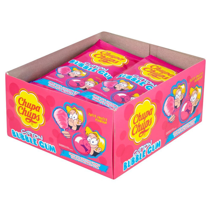 Chupa Chups Cotton Bubble Gum Tutti Frutti Flavour 11g (Case of 12) - BritishGram.com