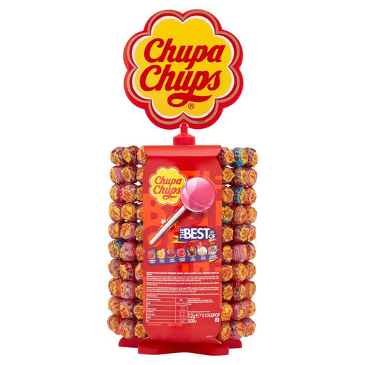 Chupa Chups Wheel Best of Lollipops, 12g (200 Pieces) - BritishGram.com