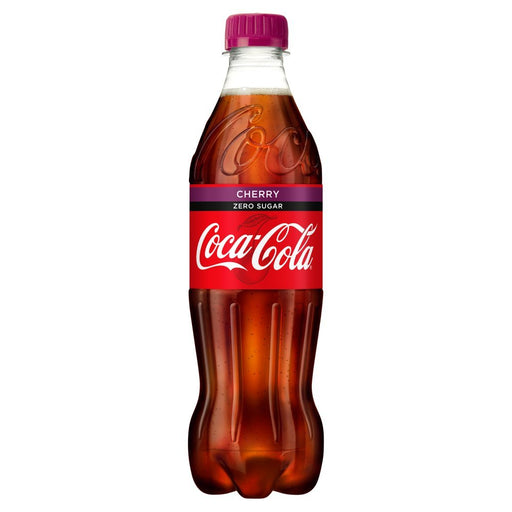 Coca - Cola Zero Sugar Cherry, 500ml (Case of 12) - BritishGram.com