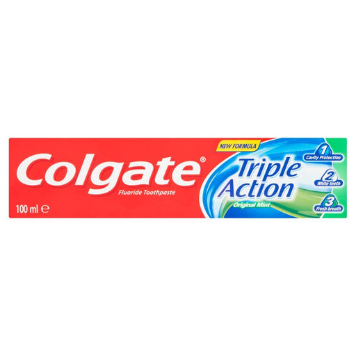 Colgate Triple Action Toothpaste 75ml - BritishGram.com