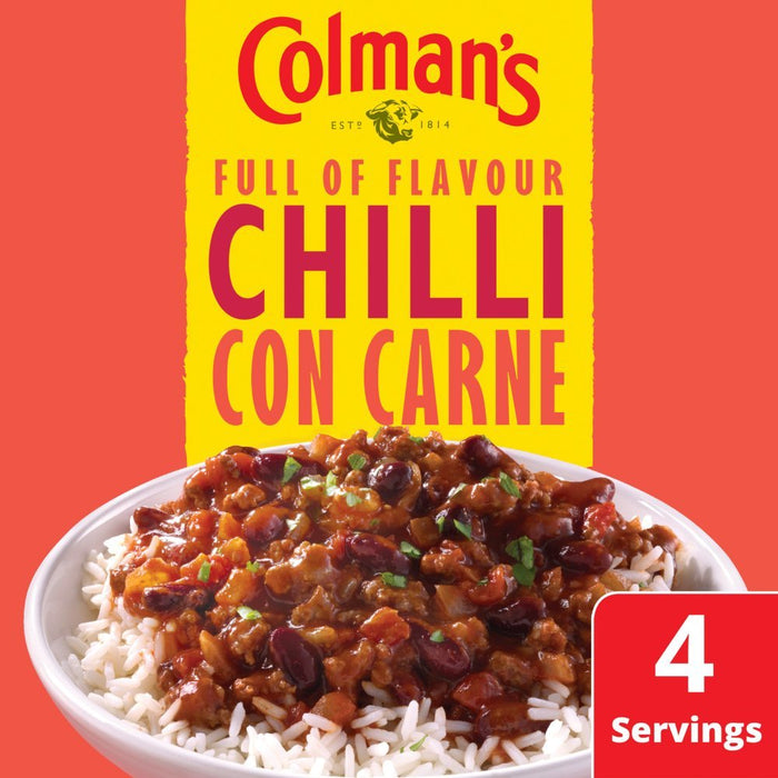 Colmans Cass Chilli Carne 50g (Case of 10) - BritishGram.com