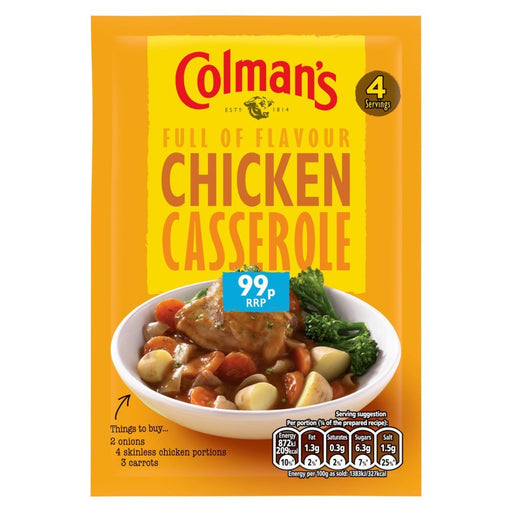 Colman's Chicken Casserole 40g - BritishGram.com