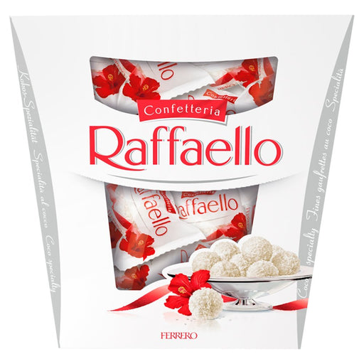 Confetteria Raffaello Coconut and Almond Pralines Gift Box 23 Pieces 230g - BritishGram.com