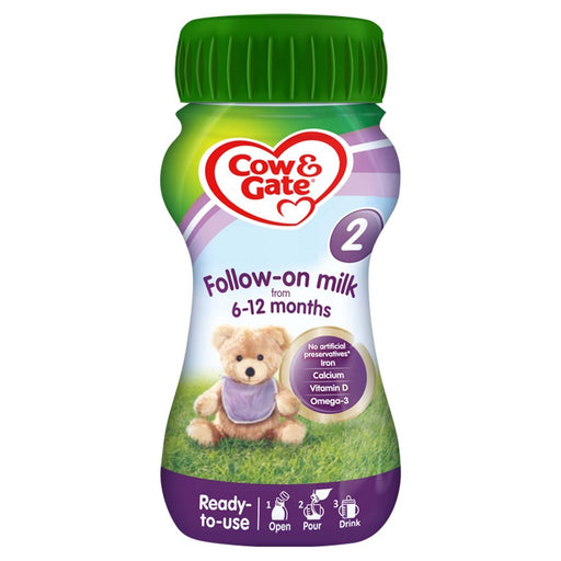 Cow & Gate 2 Follow On Baby Milk Formula 200ml (Case of 12) - BritishGram.com