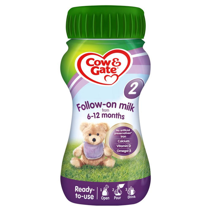 Cow & Gate 2 Follow On Baby Milk Formula 200ml (Case of 12) - BritishGram.com