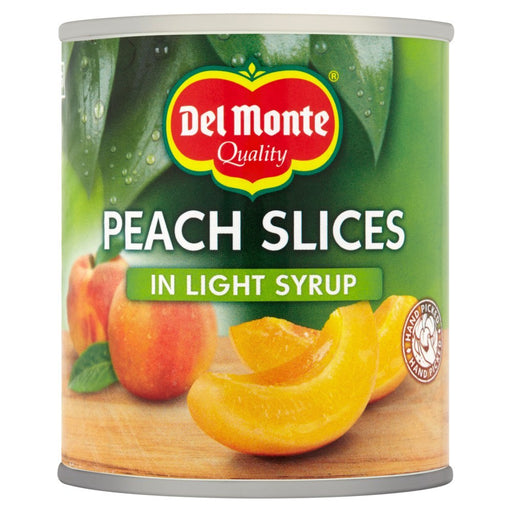 Del Monte Peach Slices In Light Syrup PMP 420g (Case of 6) - BritishGram.com