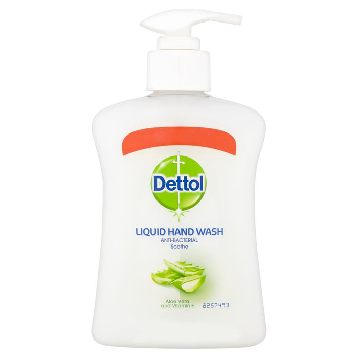 Dettol Hydrate Liquid Hand Wash Aloe Vera 250ml (Case of 6) - BritishGram.com
