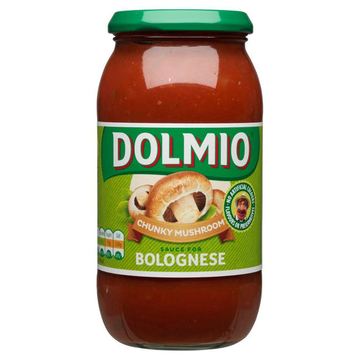 Dolmio Bolognese Chunky Mushroom Pasta Sauce 500g (Case of 6) - BritishGram.com