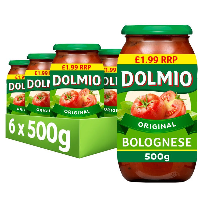 Dolmio Bolognese Pasta Sauce 500g (Case of 6) - BritishGram.com