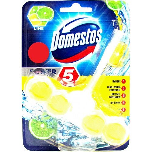 Domestos Lime Toilet Rim Block 55g - BritishGram.com