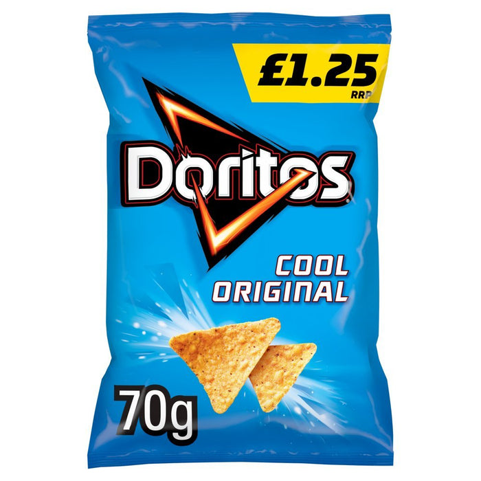 Doritos Cool Original Tortilla Chips 70g (Box of 18) - BritishGram.com