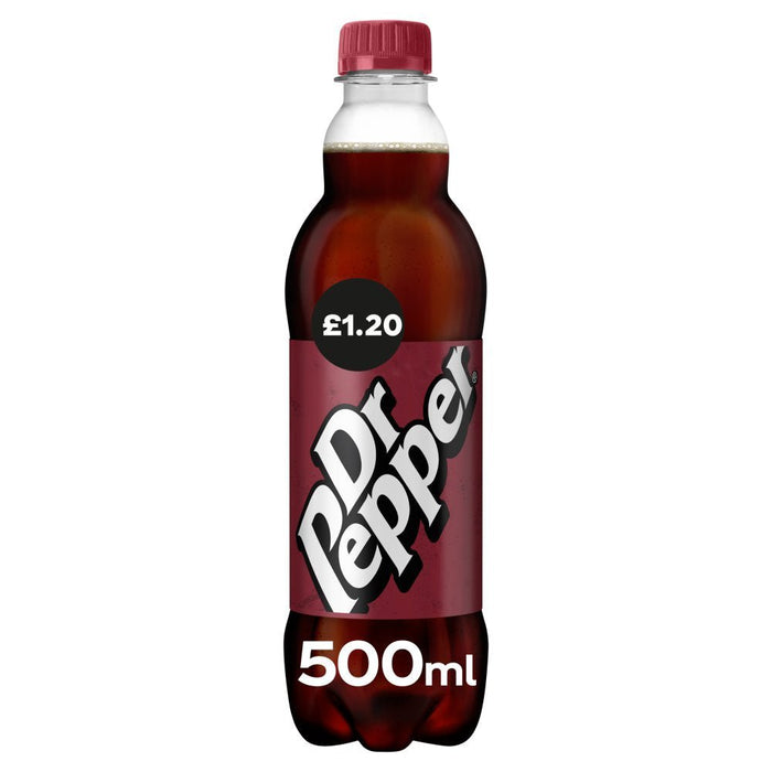 Dr Pepper 500ml PMP (Case of 12) - BritishGram.com