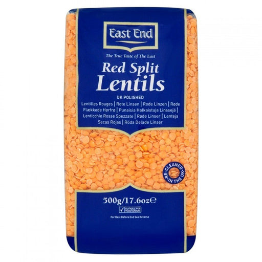 East End Red Split Lentils 500g - BritishGram.com