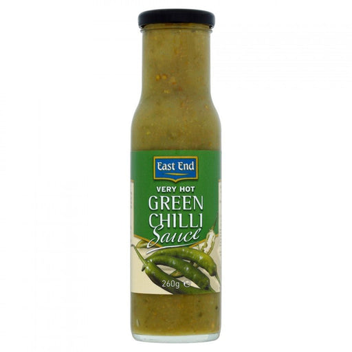 East End Very Hot Green Chilli Sauce 250g - BritishGram.com