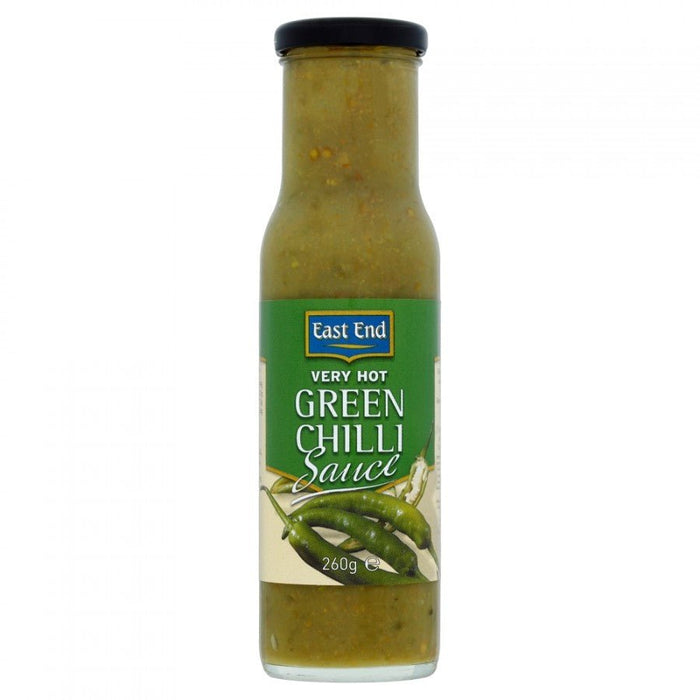 East End Very Hot Green Chilli Sauce 250g - BritishGram.com