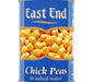 East End / White Pearl Boiled Chick Peas in Salted Water 400g (Case of 12) - BritishGram.com