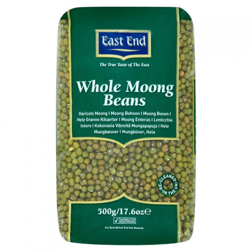 East End Whole Moong Beans, 500g - BritishGram.com