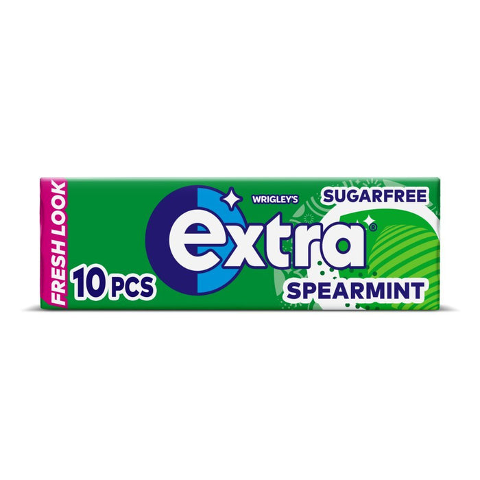 Extra Spearmint Chewing Gum Sugar Free 10 piece (Box of 30) - BritishGram.com
