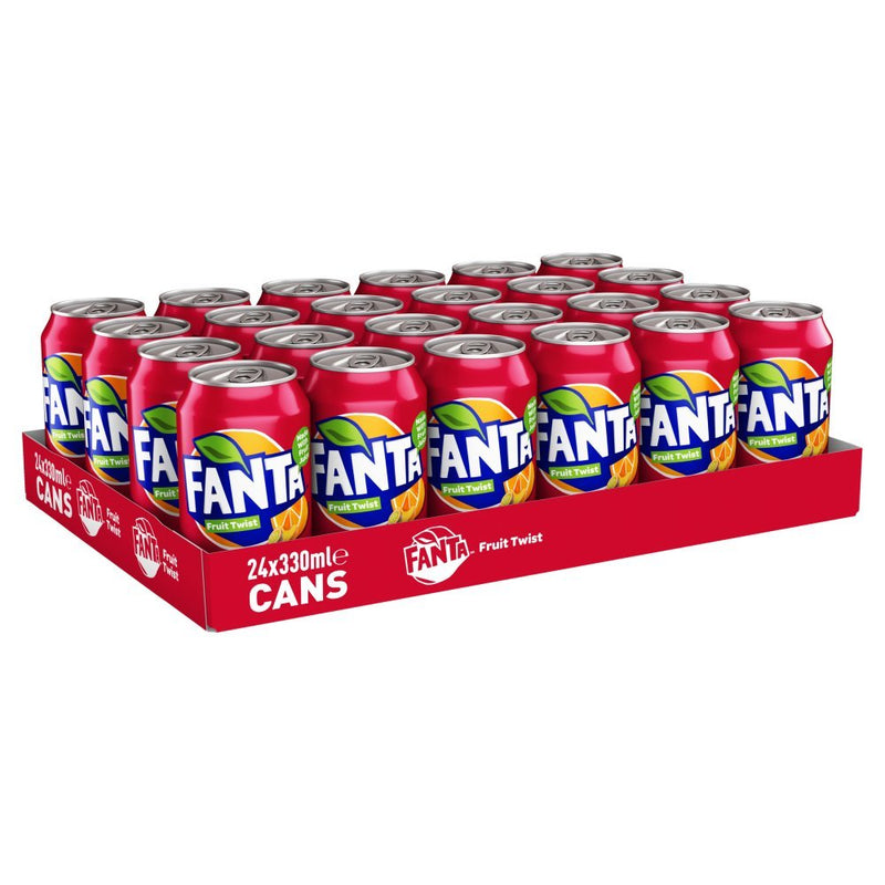 Fanta Fruit Twist PMP 24 x 330ml - BritishGram.com