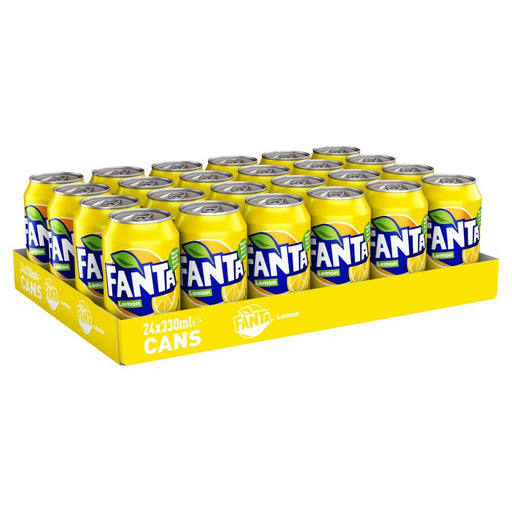 Fanta Lemon 330ml (Case of 24) - BritishGram.com