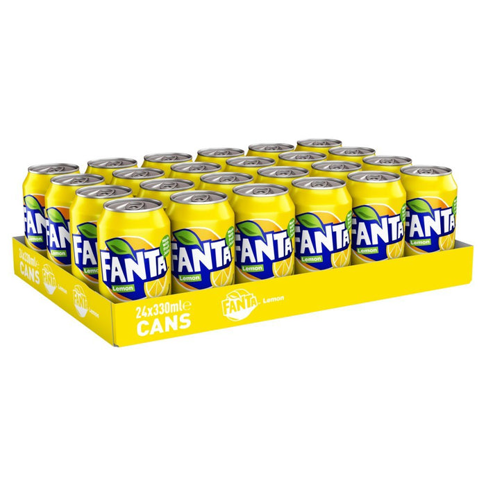 Fanta Lemon 330ml (Case of 24) - BritishGram.com