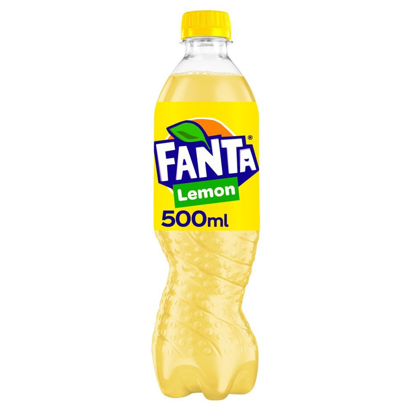 Fanta Lemon 500ml (Case of 12) - BritishGram.com