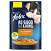 FELIX AS GOOD AS IT LOOKS Chicken in Jelly PMP 85g (Case of 20) - BritishGram.com