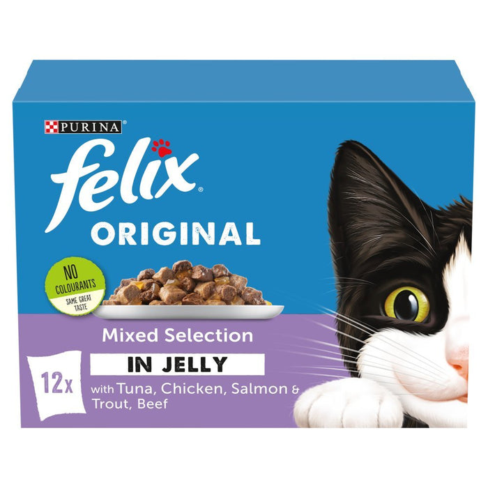 Felix Original Mixed Selection in Jelly 12x100g PMP (Case of 4) - BritishGram.com