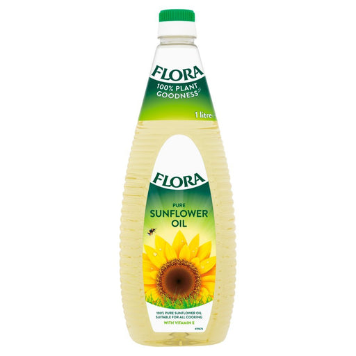 Flora Pure Sunflower Oil PMP 1 Litre - BritishGram.com