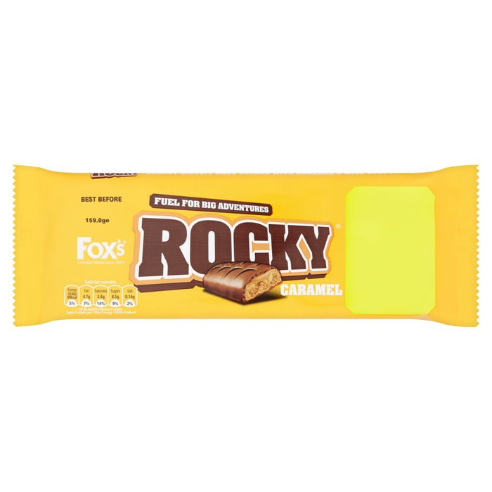 Fox's 7 Rocky Caramel Bars, 159g (Box of 12) - BritishGram.com