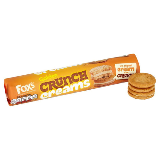 Fox's Favourites Crunch Creams Golden 200g (Case of 12) - BritishGram.com