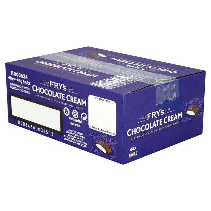 Fry's Chocolate Cream Bar, 49g (Box of 48) - BritishGram.com