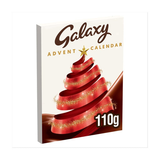 Galaxy Smooth Milk Chocolate Christmas Advent Calendar 110g - BritishGram.com