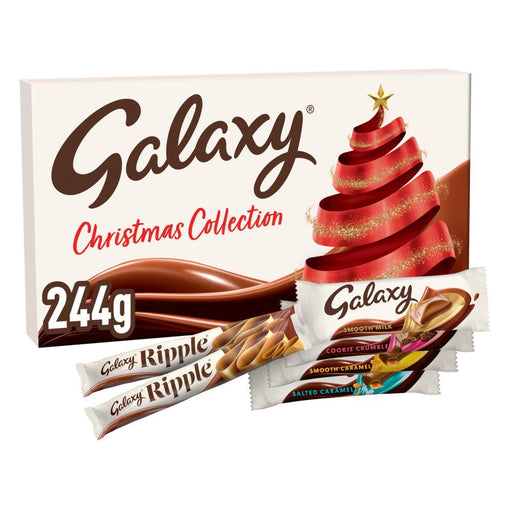 Galaxy Smooth Milk Chocolate Large Christmas Selection Box 244g - BritishGram.com